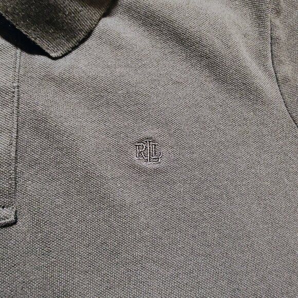 Lauren Ralph Lauren Women's S/P Black on Black Polo - Picture 3 of 8